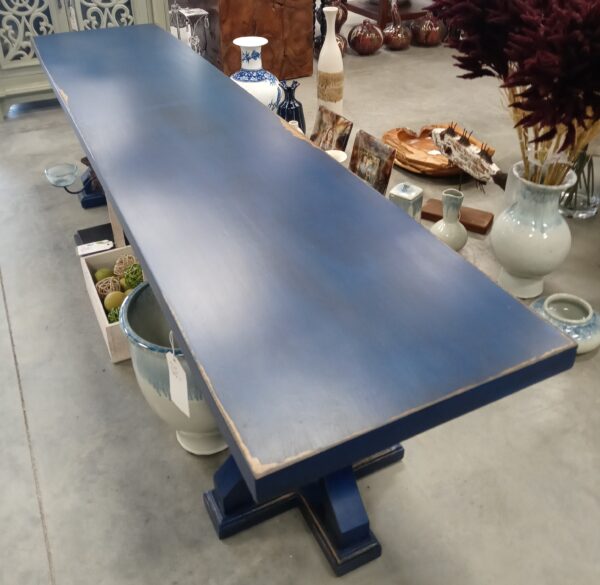 7ft Lugo Bench - Blue Electric