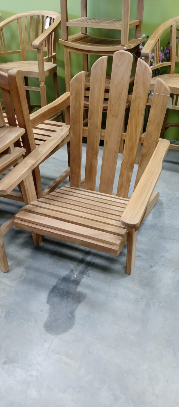 Adirondack Teak Chair without Ottoman