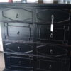 8 Drawer Chest - Black Electric