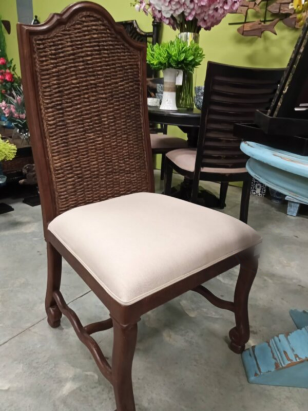 Batik Dining Chair - Medium Brown Side