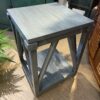 Beam Side Table- Blue Sunrise