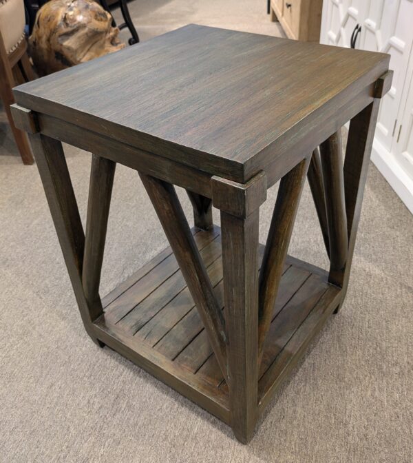 Beam Side Table- Blue Green (DBGSB)