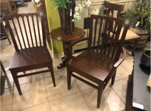 Benham Dining and Side Chairs - Medium Brown