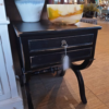 Cannoly Side Table - Black Electric