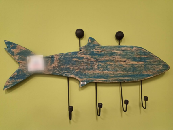 Fish Coat Hanger - Blue