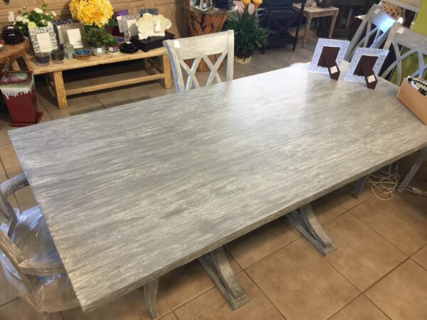 Lugo Table - Grey Wash