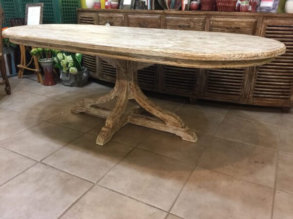Davos Dining Table - White Wash