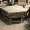 Octagonal Coffee Table - White Wash