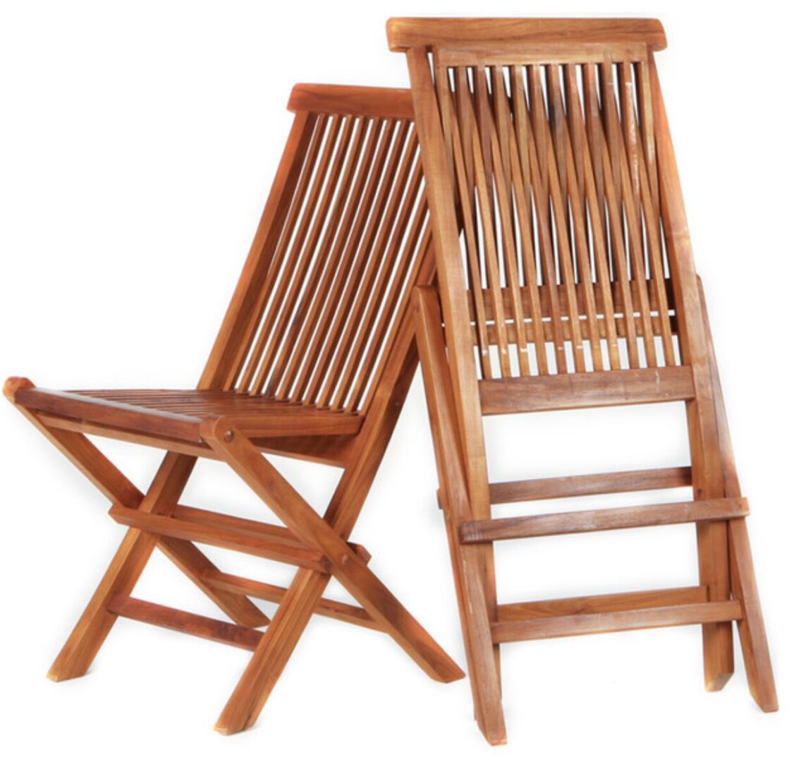 Teak Folding Dining Chairs