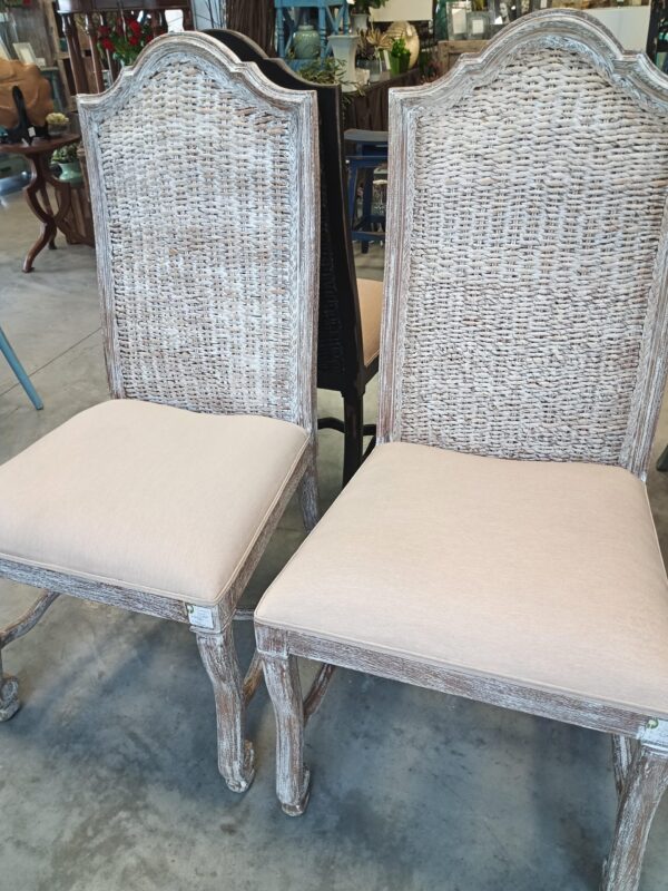 Batik Side Chair - White Wash