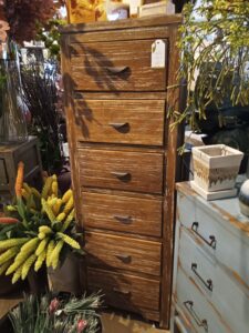 6 Drawer Cabinet - Pecan
