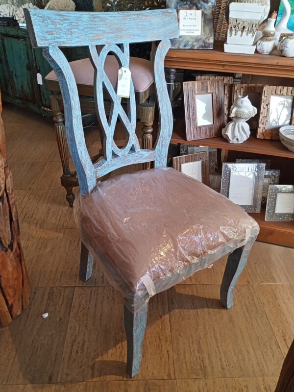 Ribbon Side Chair - Blue Wash