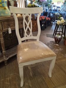 Kamila Ribbon Side Chair - Solid White