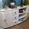 Samrong Half Moon Console - 8ft - Solid White