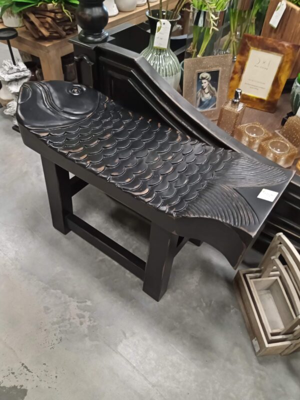Fish Bench - 1 Seater - Black Electric
