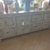8 Drawer Rustic Console