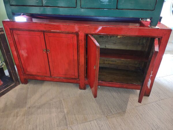 4 door console - Red Lacquer