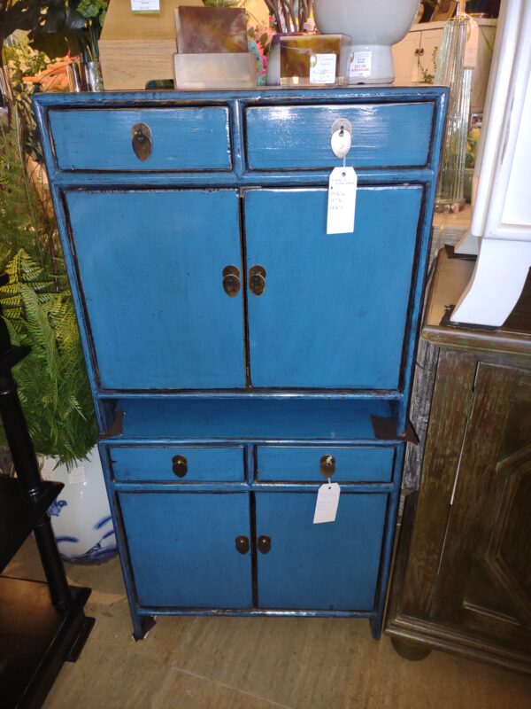 2 Over 2 Side chest - Blue Lacquer