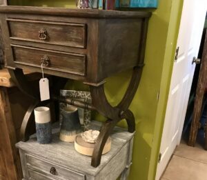 Cannoly Side Table - Blue Green
