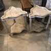 Ribbon Side Table - White Wash