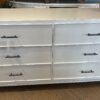 Laili Dresser 6 Drawer - Mahogany/Tigerwood White classic