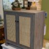 Dewi Cabinet 2 door - mahogany/tigerwood gray sunbrushed