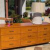 Laili Dresser 9 Drawer - Mahogany/Tigerwood honey smooth