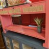 Dewi Console table 3 drawer - Mahogany/Tigerwood coral