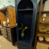 Kira Mudroom cabinet - Mahogany/Tigerwood blue electric
