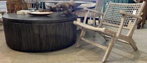 Relaxa Coffee Table- Grey Drift w/ Lazy Chair