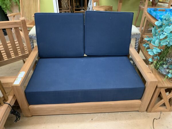 Savannah Teak Couch - 2 Seater