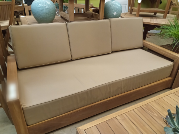 Savannah Teak Couch – 3 Seater