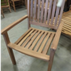 Sussex Teak Stacking Arm Chair